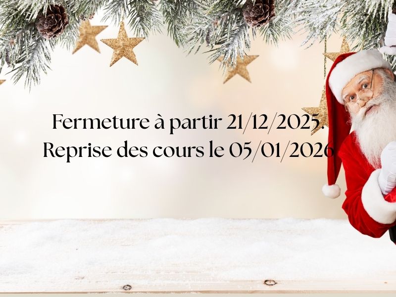 SAM fête Noel - Fermeture du 22/12/2025 au 03/12/2025. 